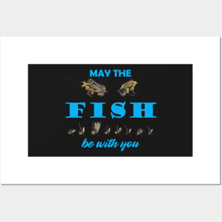 May The Fish Be With You Posters and Art